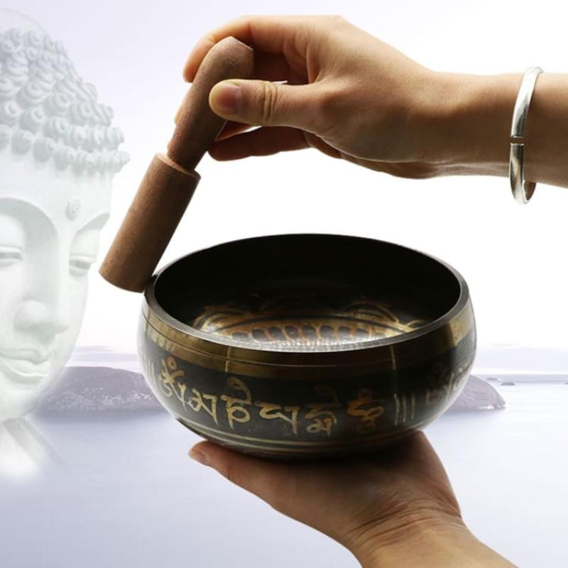 Bol Tibétain Ancien en Cuivre — Édition Prestige