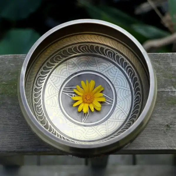 Bol Chantant Tibétain Argenté — Édition Prestige