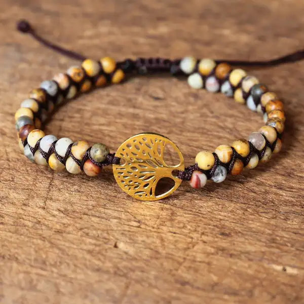 Bracelet Bouddhiste Arbre de Vie – Édition Zen