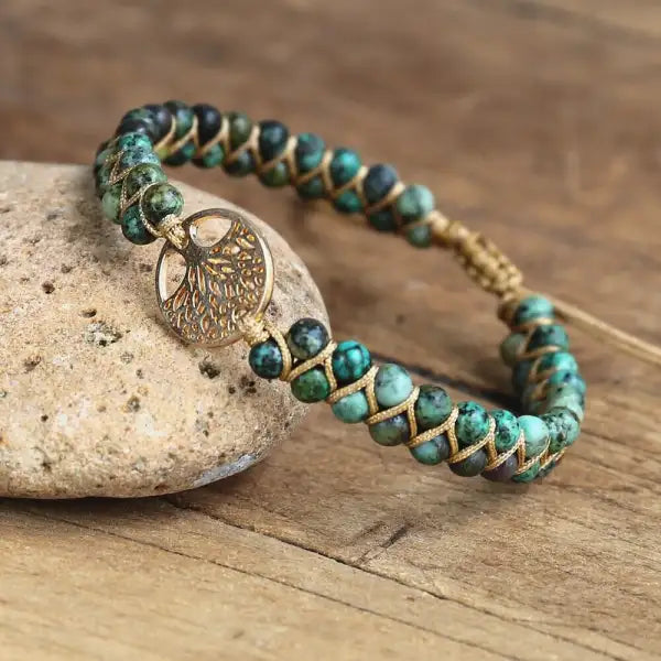 Bracelet Bouddhiste Arbre de Vie – Édition Zen
