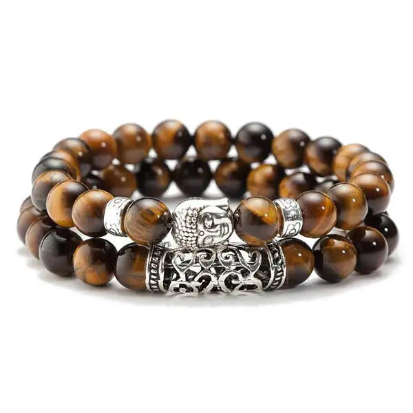 Bracelet Bouddhiste à Tête de Bouddha – Édition Signature