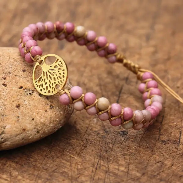 Bracelet Bouddhiste Arbre de Vie – Édition Zen