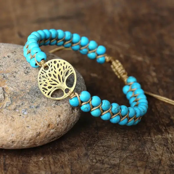 Bracelet Bouddhiste Arbre de Vie – Édition Zen