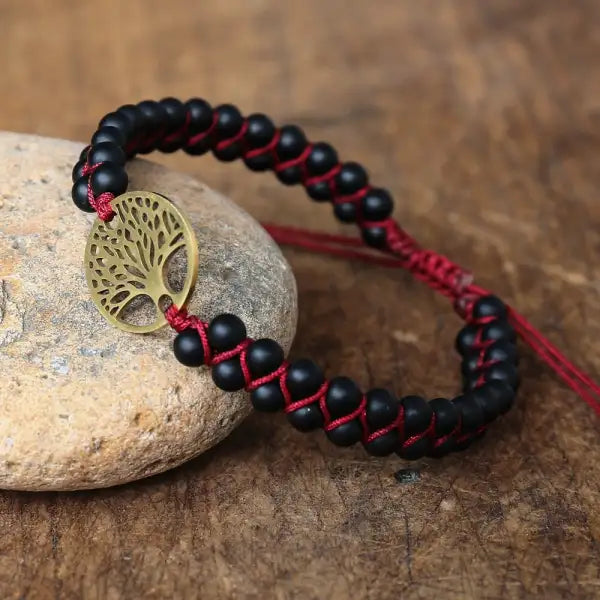 Bracelet Bouddhiste Arbre de Vie – Édition Zen
