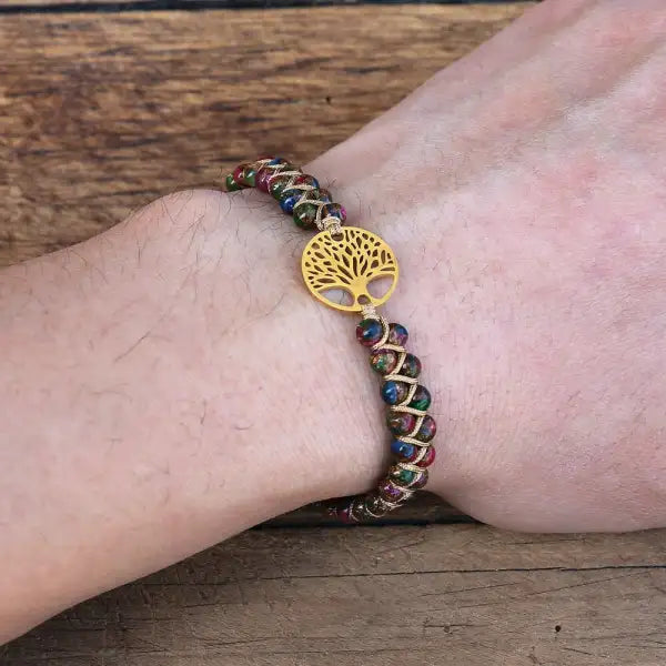 Bracelet Bouddhiste Arbre de Vie – Édition Zen