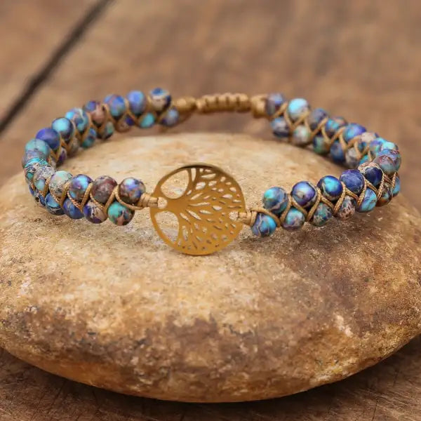 Bracelet Bouddhiste Arbre de Vie – Édition Zen