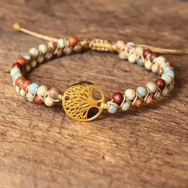 Bracelet Bouddhiste Arbre de Vie – Édition Zen
