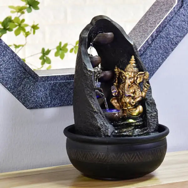 Fontaine Bouddha & Divinité Mystic Ganesh