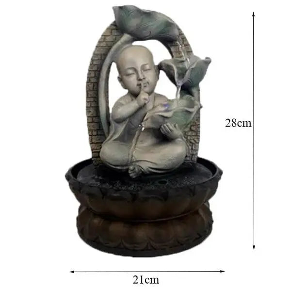 Fontaine Bouddha – Le Moine Relaxant