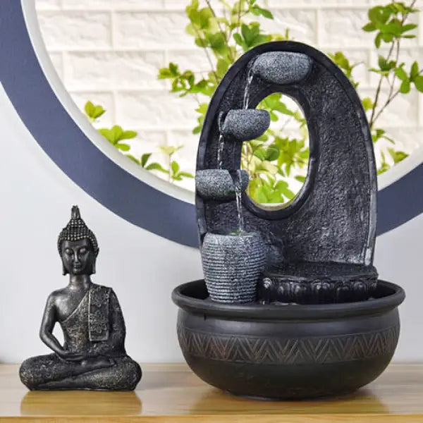 Fontaine Bouddha: Cascade Harmonieuse
