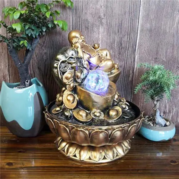 Fontaine Bouddha: Le Repos du Bouddha Rieur