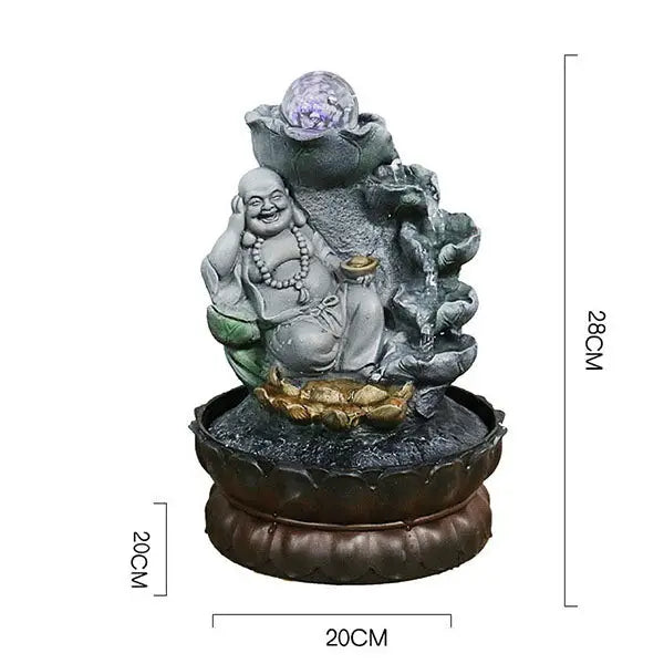 Fontaine Bouddha: Le Bouddha Souriant