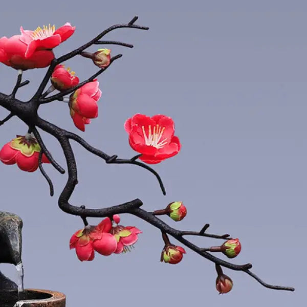 Fontaine Bouddha et Fleur Japonaise d'Intérieur — Édition Premium