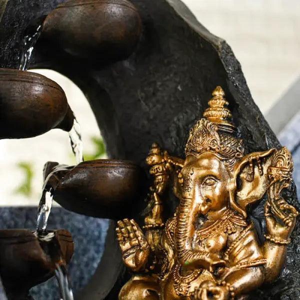 Fontaine Bouddha & Divinité Mystic Ganesh