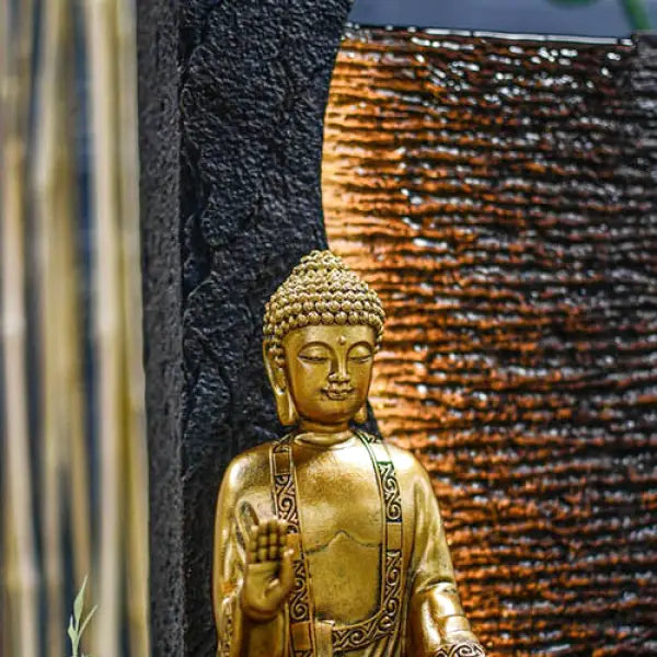 Jati Fontaine Bouddha — Déco et Divinité