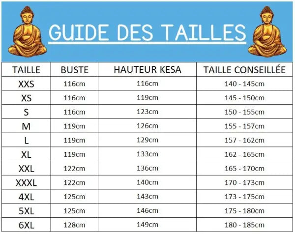Kesa: Robe Monastique Bouddhiste