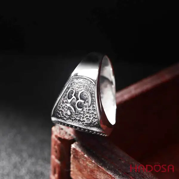 Bague Bouddha en Argent – Puissant Symbole AUM
