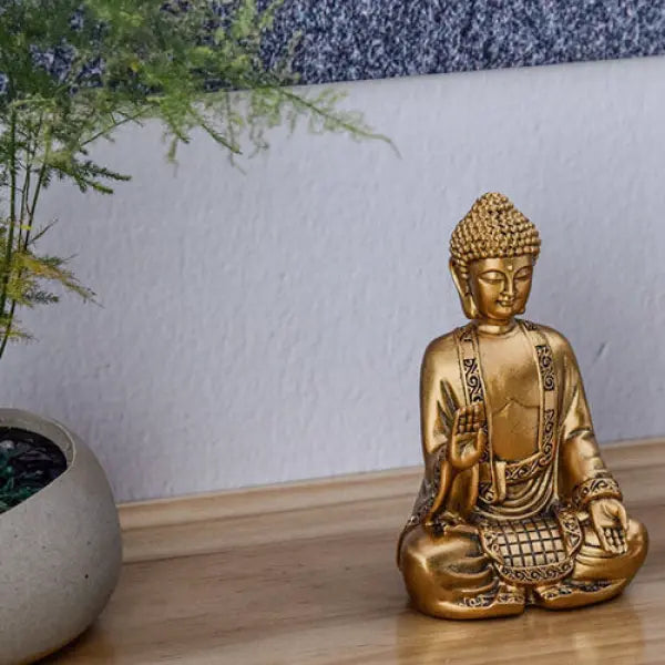 Statue Bouddha Dorée — Édition Prestige