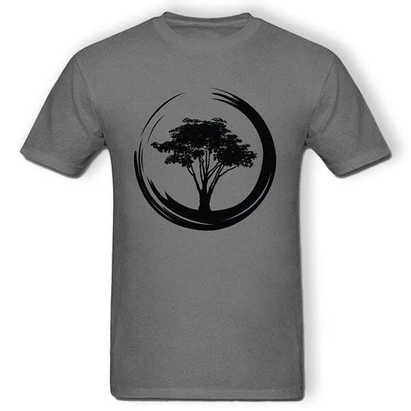 T-Shirt Bouddha - Arbre de Vie et Enso - Édition Signature